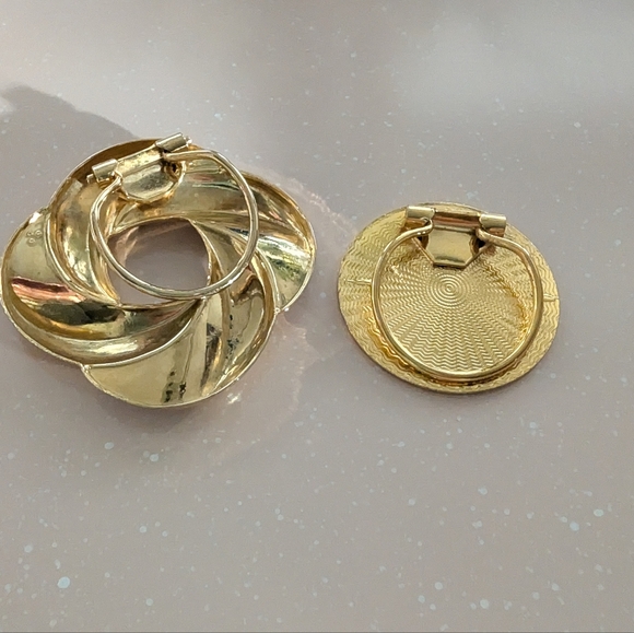 Gold Scarf clips - Picture 4 of 4